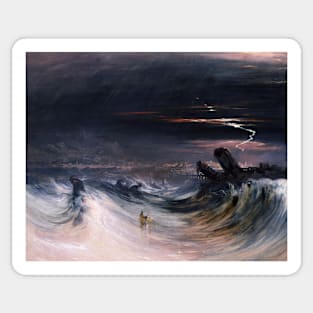 Destruction of Tyre by John Martin Sticker